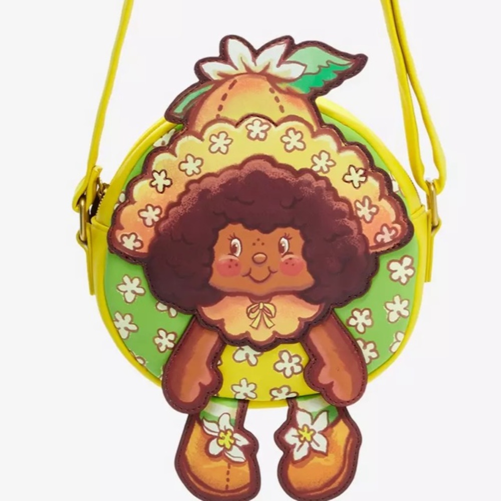 RARE Loungefly Strawberry Shortcake Orange Blossom Figural Crossbody Bag NEW